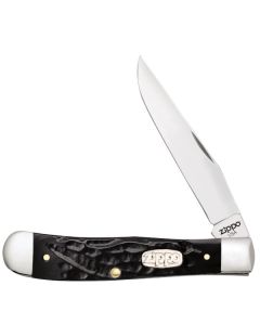 Zippo Rough Black Synthetic Jig. Trapper
